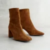 Outlet Stivaletto Zip Posteriore Stivaletti Con Tacco