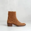 Clearance Stivaletto in Camoscio Stivaletti Con Tacco