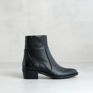 Hot Stivaletto in Pelle Nera Stivaletti Con Tacco