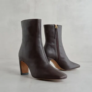 Discount Stivaletto Tacco Piatto Stivaletti Con Tacco