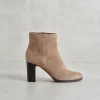 Discount Stivaletto Tacco Cuoio Stivaletti Con Tacco