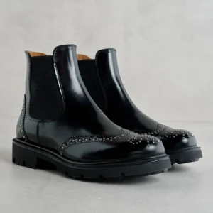 Outlet Stivaletto Wingtip Stivaletti Flat