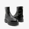 Hot Stivaletto Zip Posteriore Stivaletti Flat