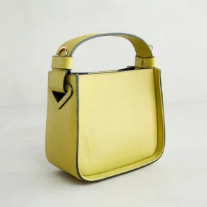 Online V-Bag in Pelle Lime Borse