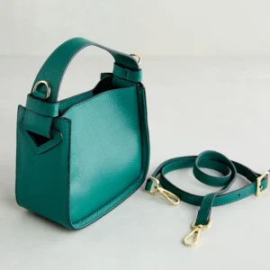 Hot V-Bag in Pelle Pavone Borse