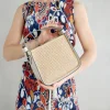 Outlet V-Bag Panna in Rafia Borse