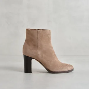 Discount Stivaletto Tacco Cuoio Stivaletti Con Tacco